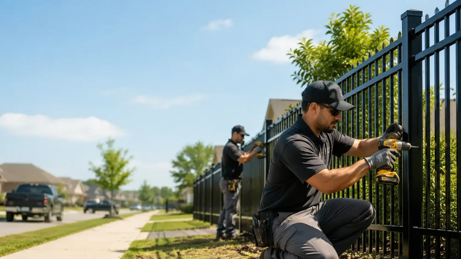Metal Fence Installation in Millersburg, KY